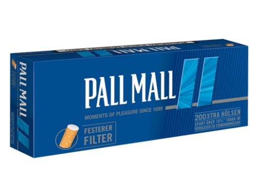 Pall Mall Blue Xtra Hülsen 200er