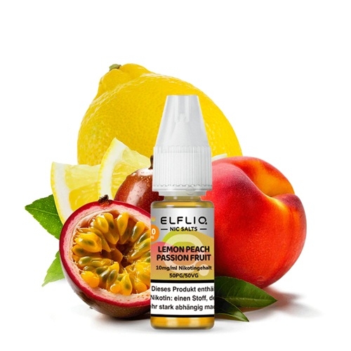 ELFLIQ - 10mg- Lemon Peach Passion Fruit