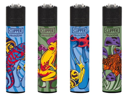 Clipper Feuerzeug Mushroom Colors