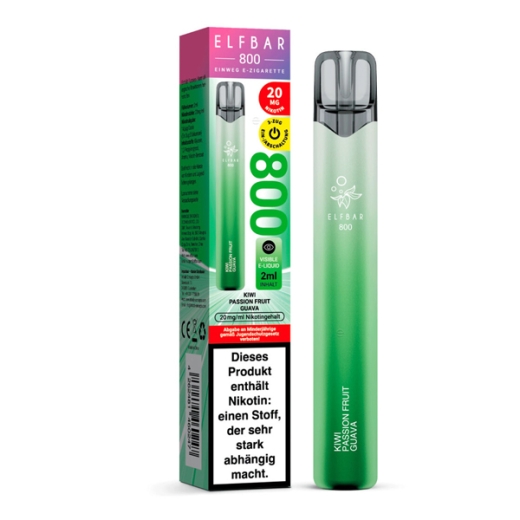 Elfbar 800 -20mg- Kiwi Passion Fruit Guava