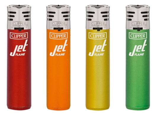 Clipper Feuerzeug Jet Crystal Rainbow