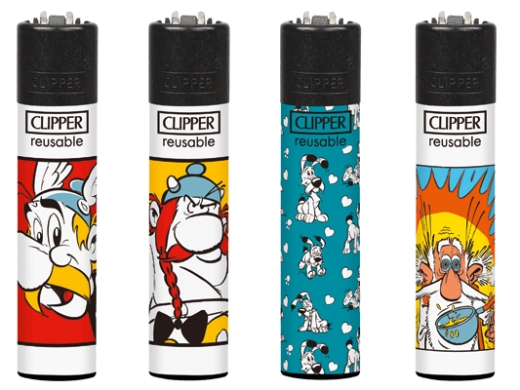 Clipper Feuerzeug Asterix & Obelix