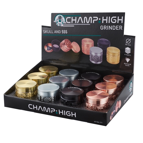 Grinder Display Metall Skull&$$$ Ø 40mm