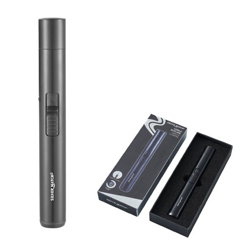 Silver Match Stab Metall Jetflame Black