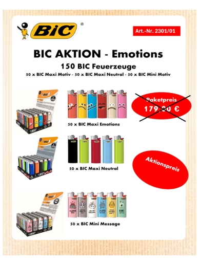 BIC Aktions Paket Emotions