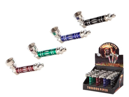 Tabakpfeife Metall sortiert