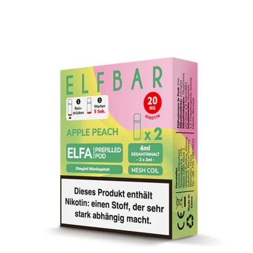 ELFA Pods 20mg Apple Peach