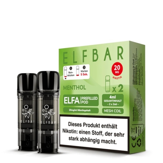 ELFA Pods 20mg Menthol