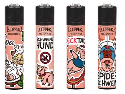Clipper Feuerzeug Schweinerei