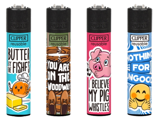 Clipper Feuerzeug Denglish 9