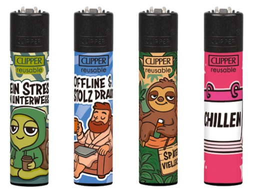 Clipper Feuerzeug Slow Life Society