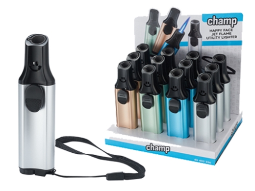 CHAMP Jetflame Lighter Happy Face
