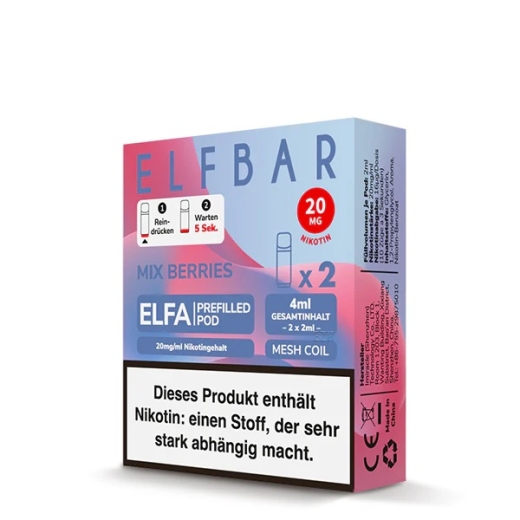 ELFA Pods 20mg Mix Berries