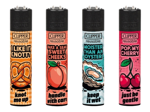 Clipper Feuerzeug Porn Slogan 11