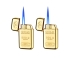 WF Feuerzeug Jetflame Goldbarren