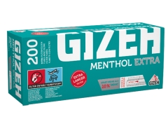 GIZEH Menthol Hülsen EXTRA 200er