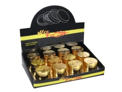 Grinder Display Metall Gold Ø 40mm