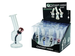 Mini Glasbong 12,5cm hoch