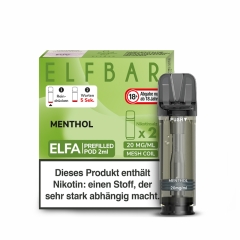 ELFA Pods 20mg Menthol