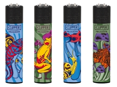 Clipper Feuerzeug Mushroom Colors