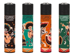 Clipper Feuerzeug Dia de los Muertos