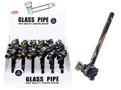 Tabakpfeife Glas Skull Head