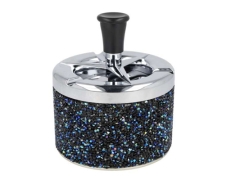 Ascher 09 cm Glitter schwarz