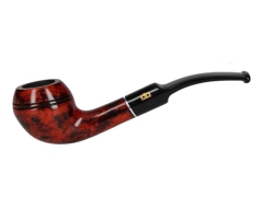 Pfeife design Berlin Rügen rot half bent